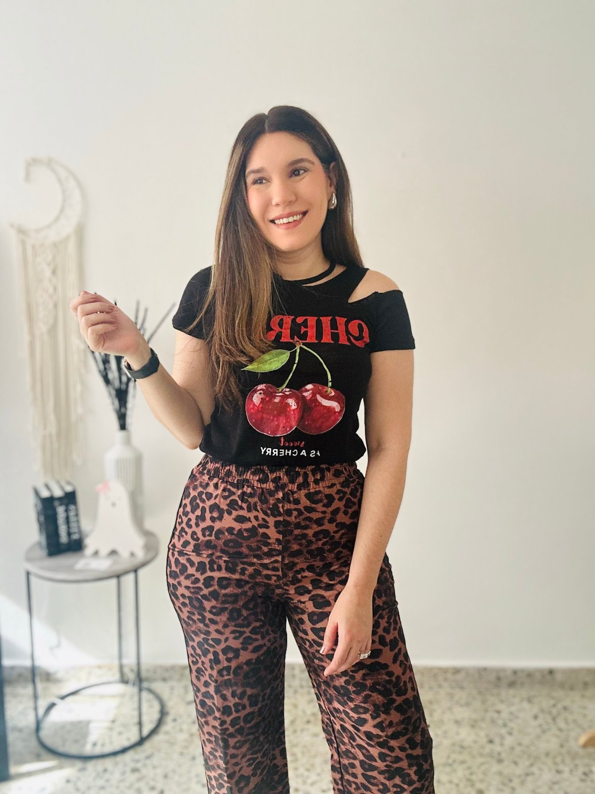 animal print pant