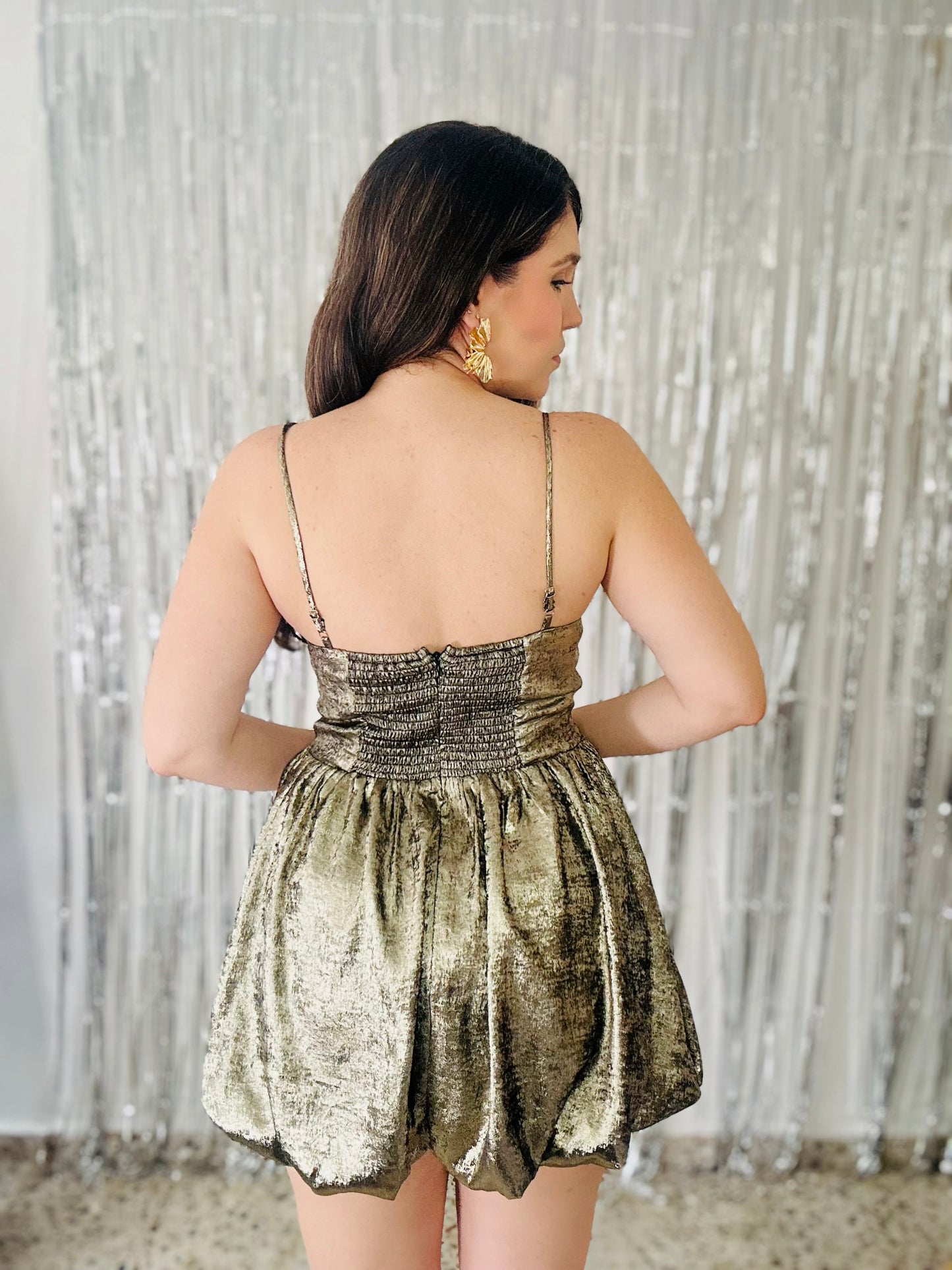 Gold Dust Mini Dress