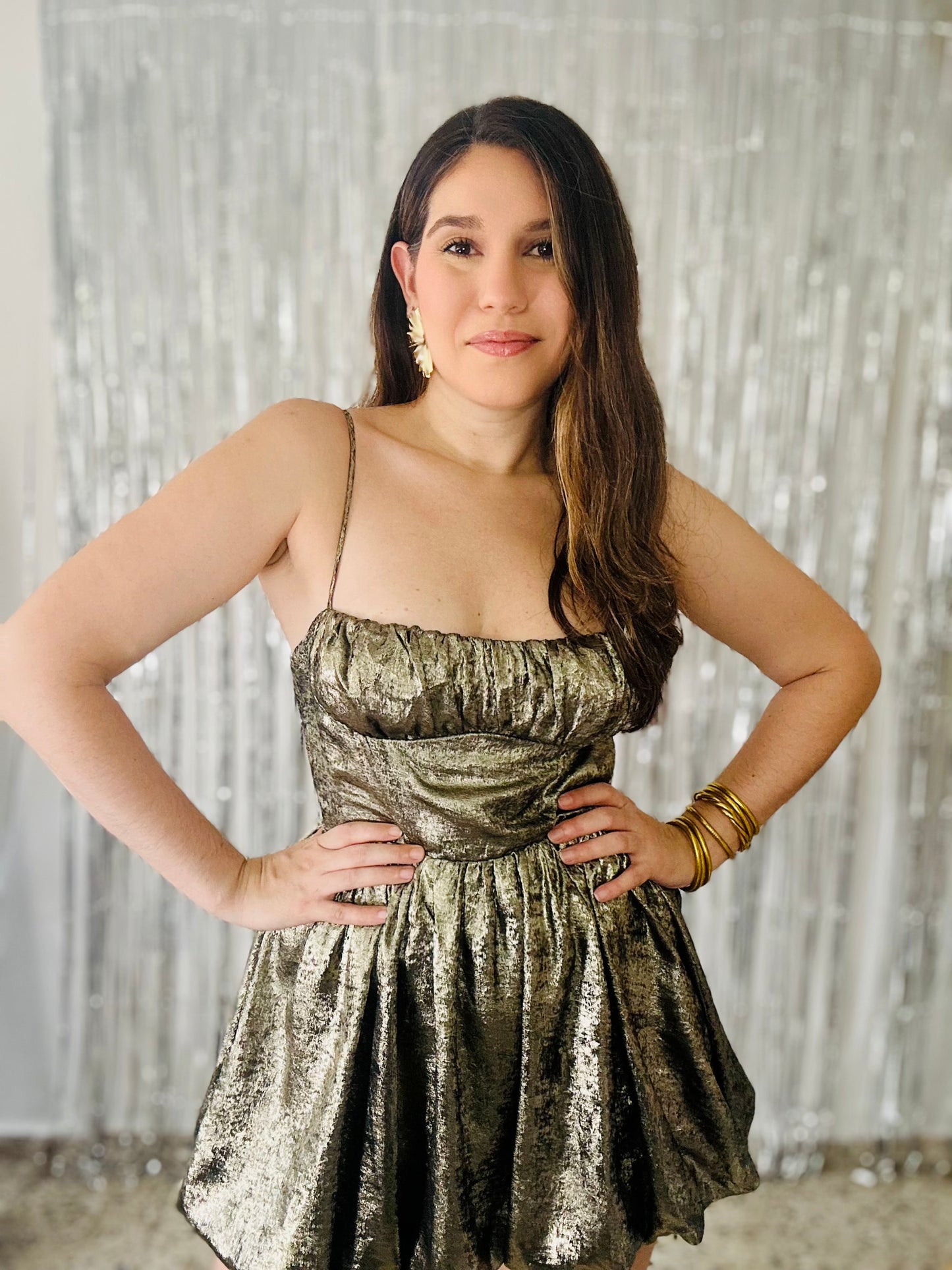 Gold Dust Mini Dress