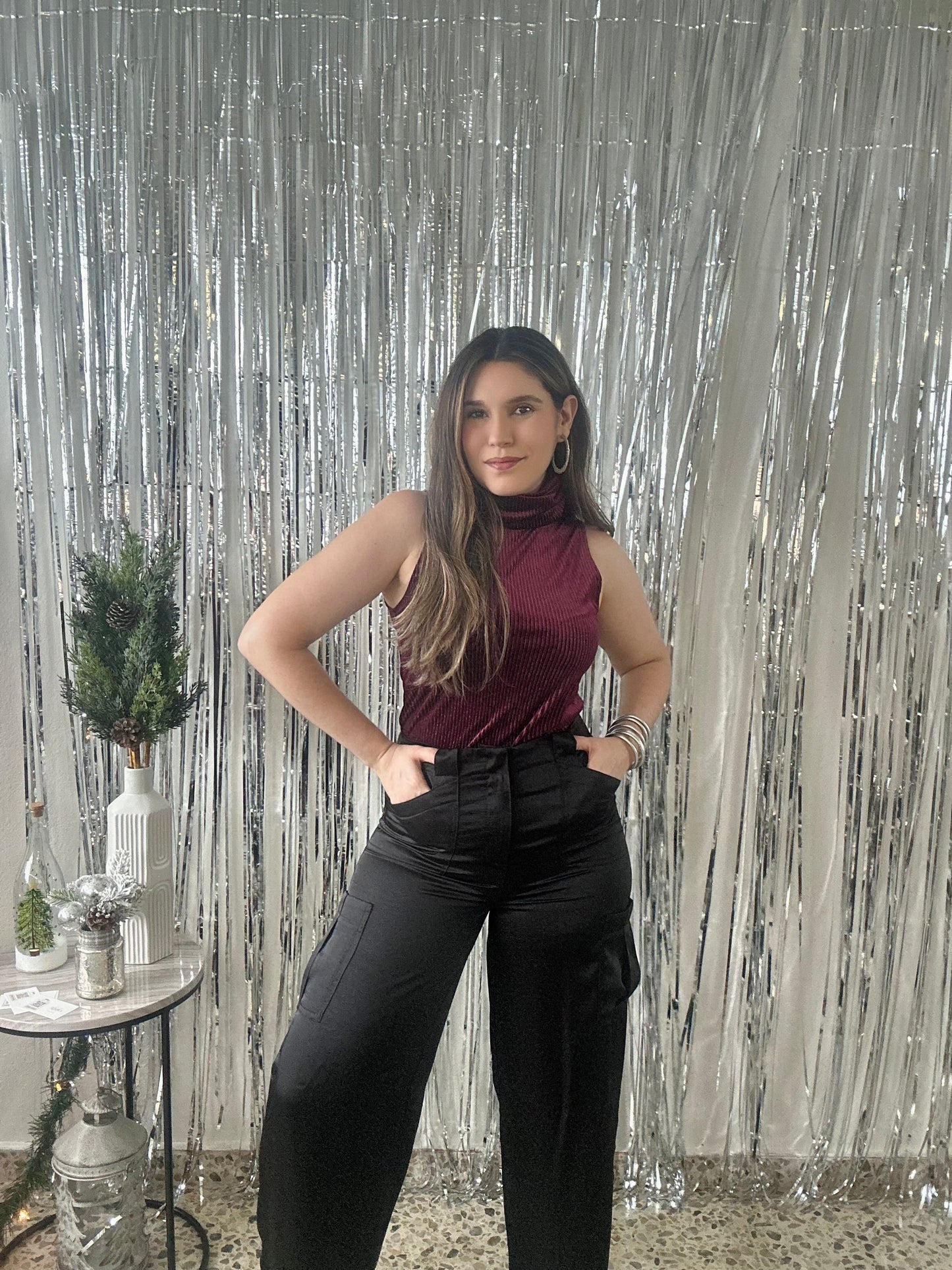 Merlot Luxe Top