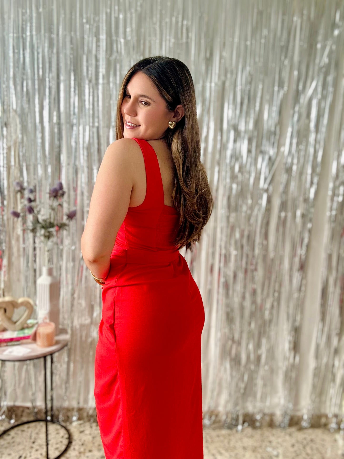 Red dress