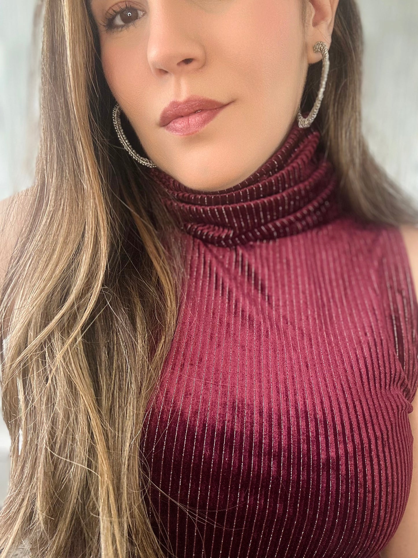 Merlot Luxe Top