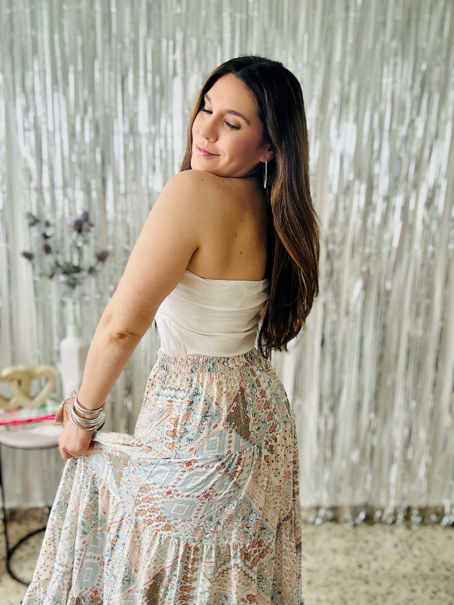 Bohemian Maxi Skirt