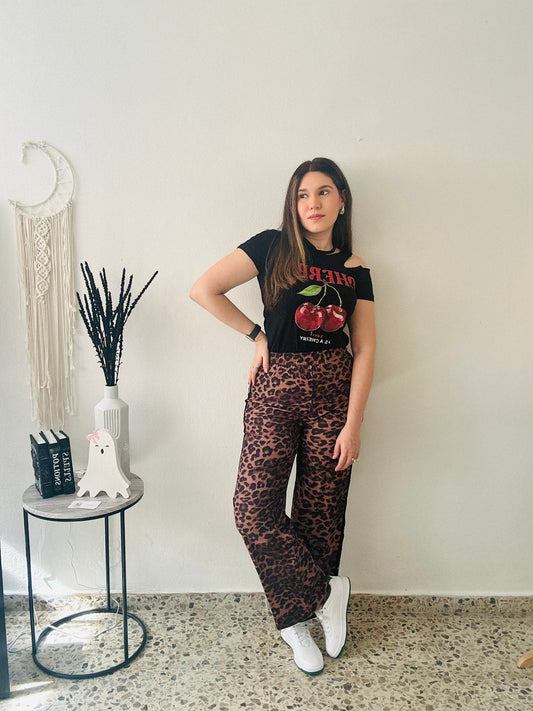 leopard pants