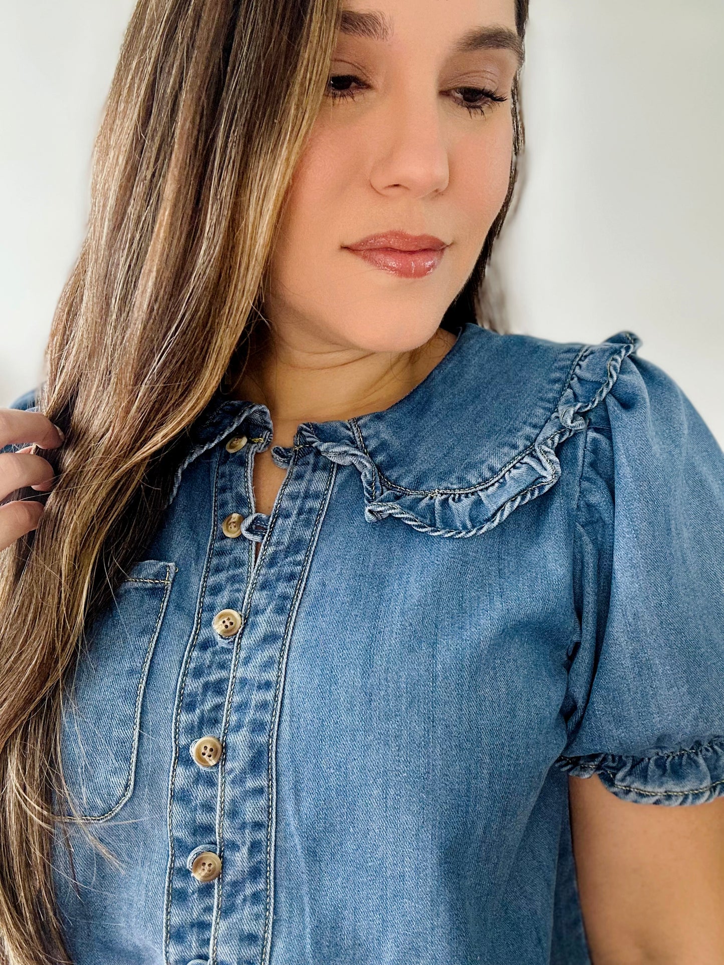 Sweet Denim Top
