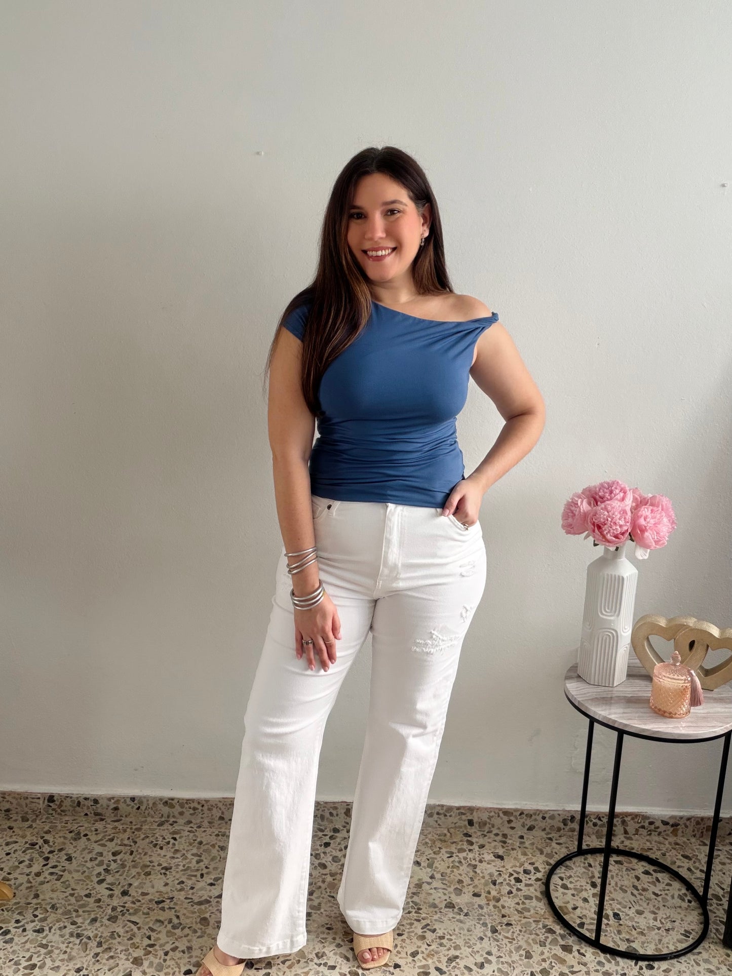 Monaco High Rise Straight Jeans