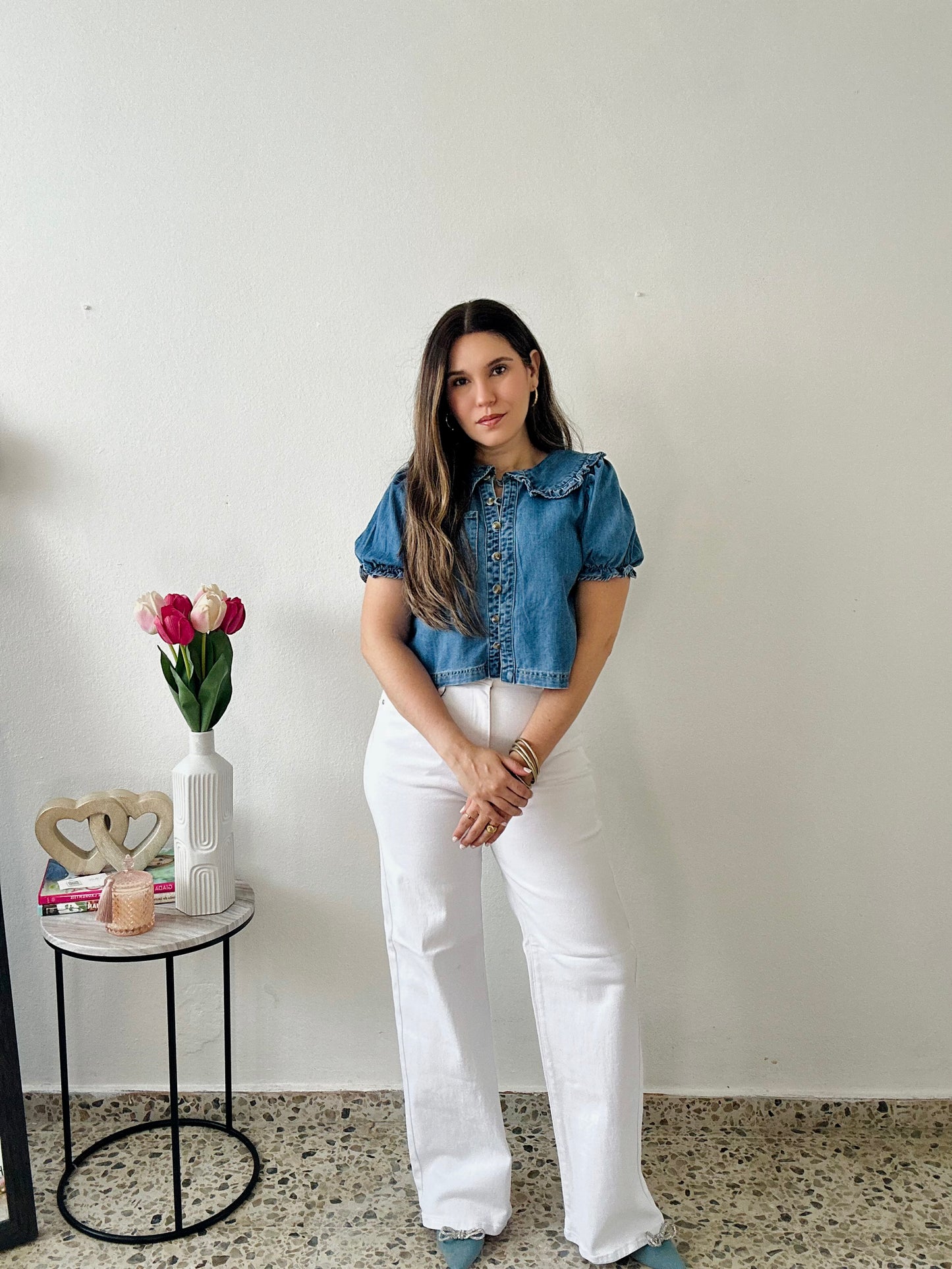Sweet Denim Top