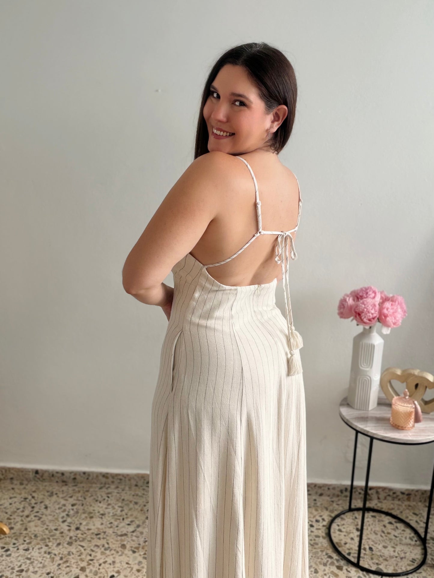 Positano Stripe Maxi Dress