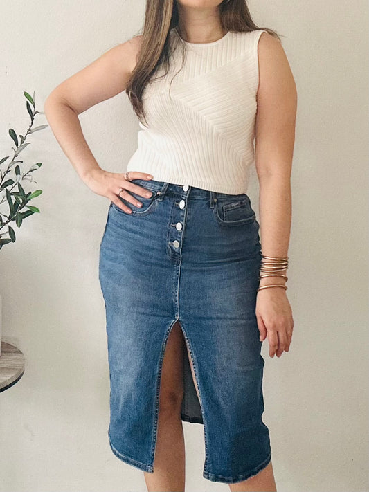 Everyday Denim Skirt