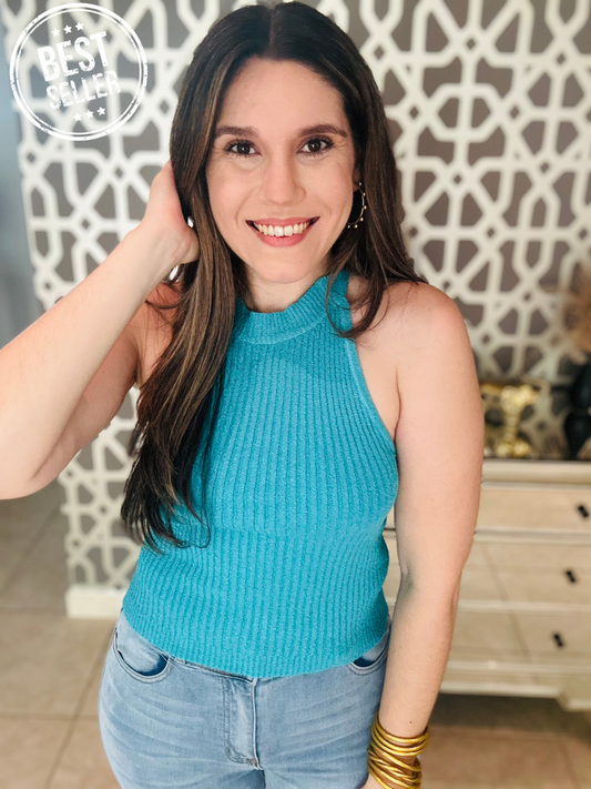 Teal Chic Top