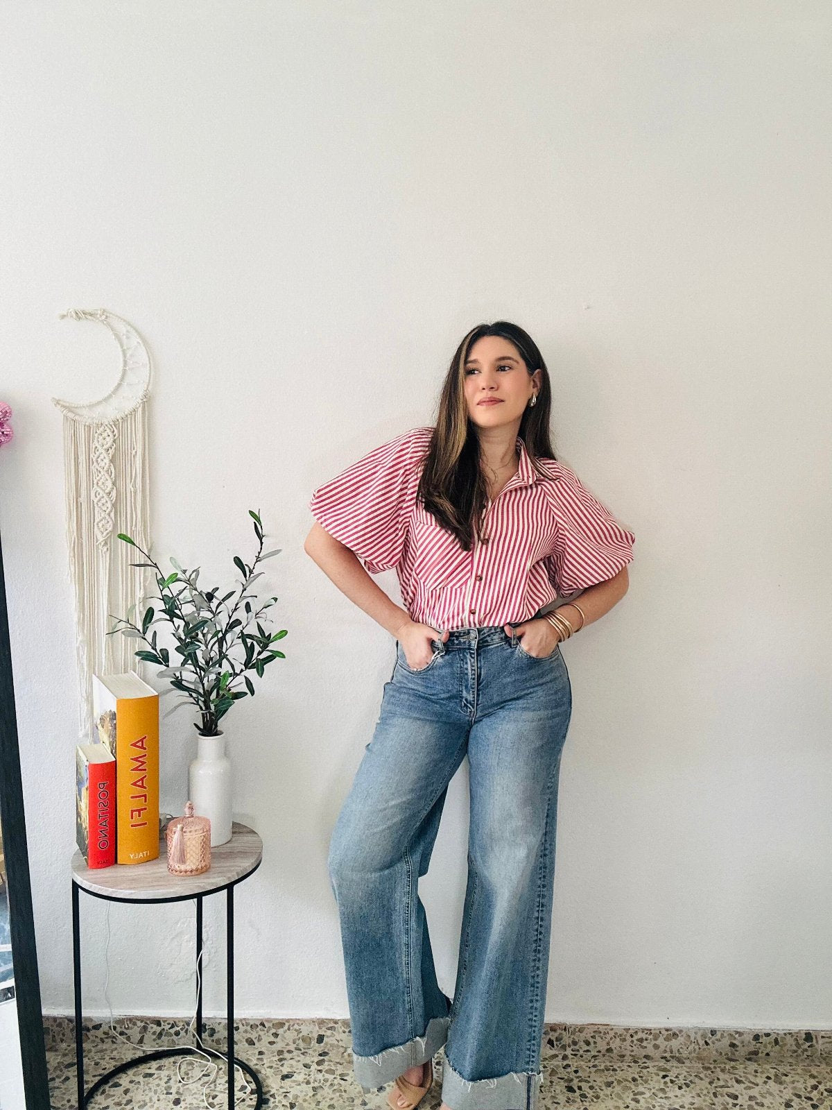 Berry Stripe Shirt