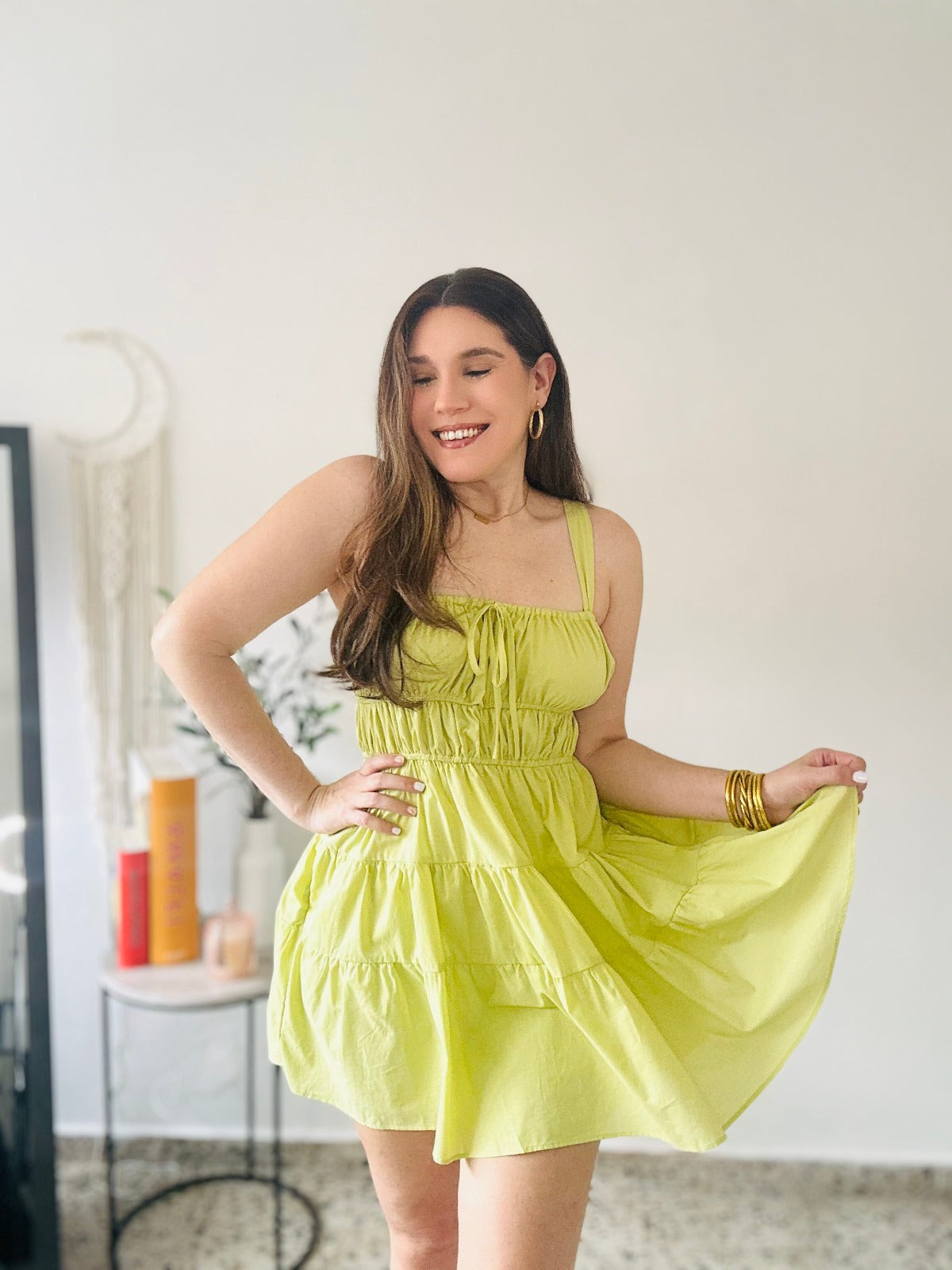 lime dress