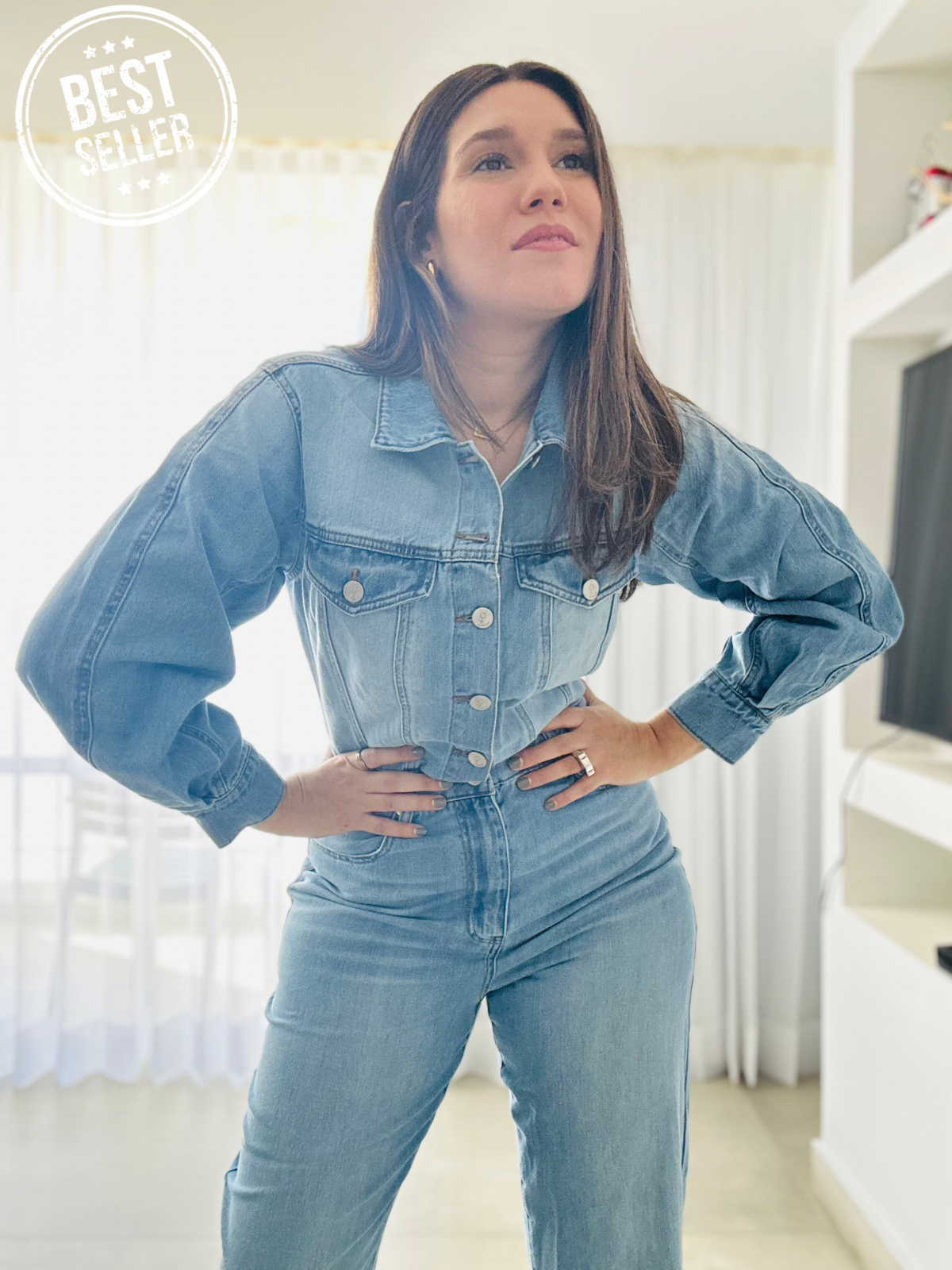 Denim jumpsuit