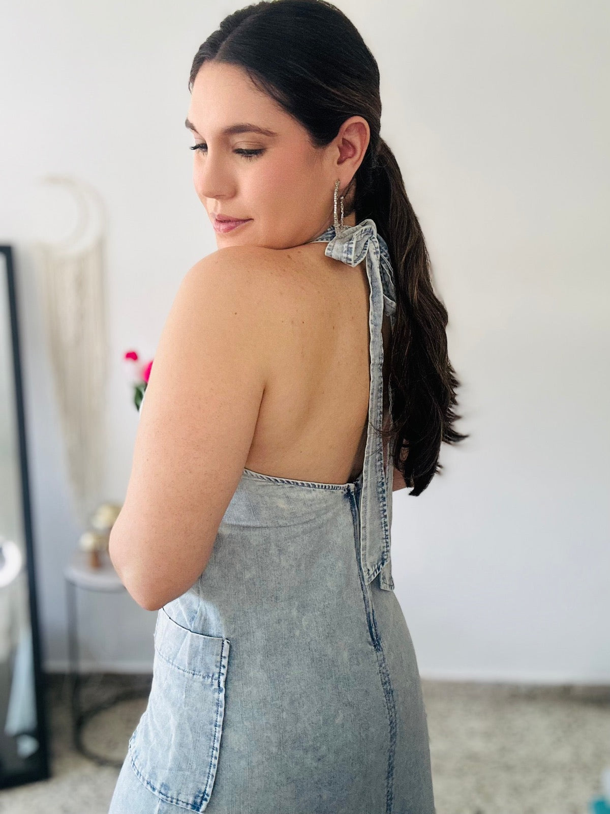 denim dress