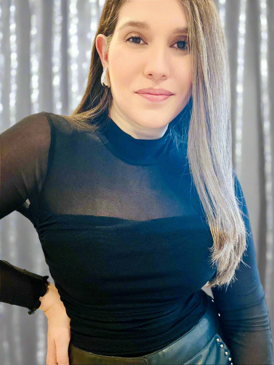 sheer mesh top