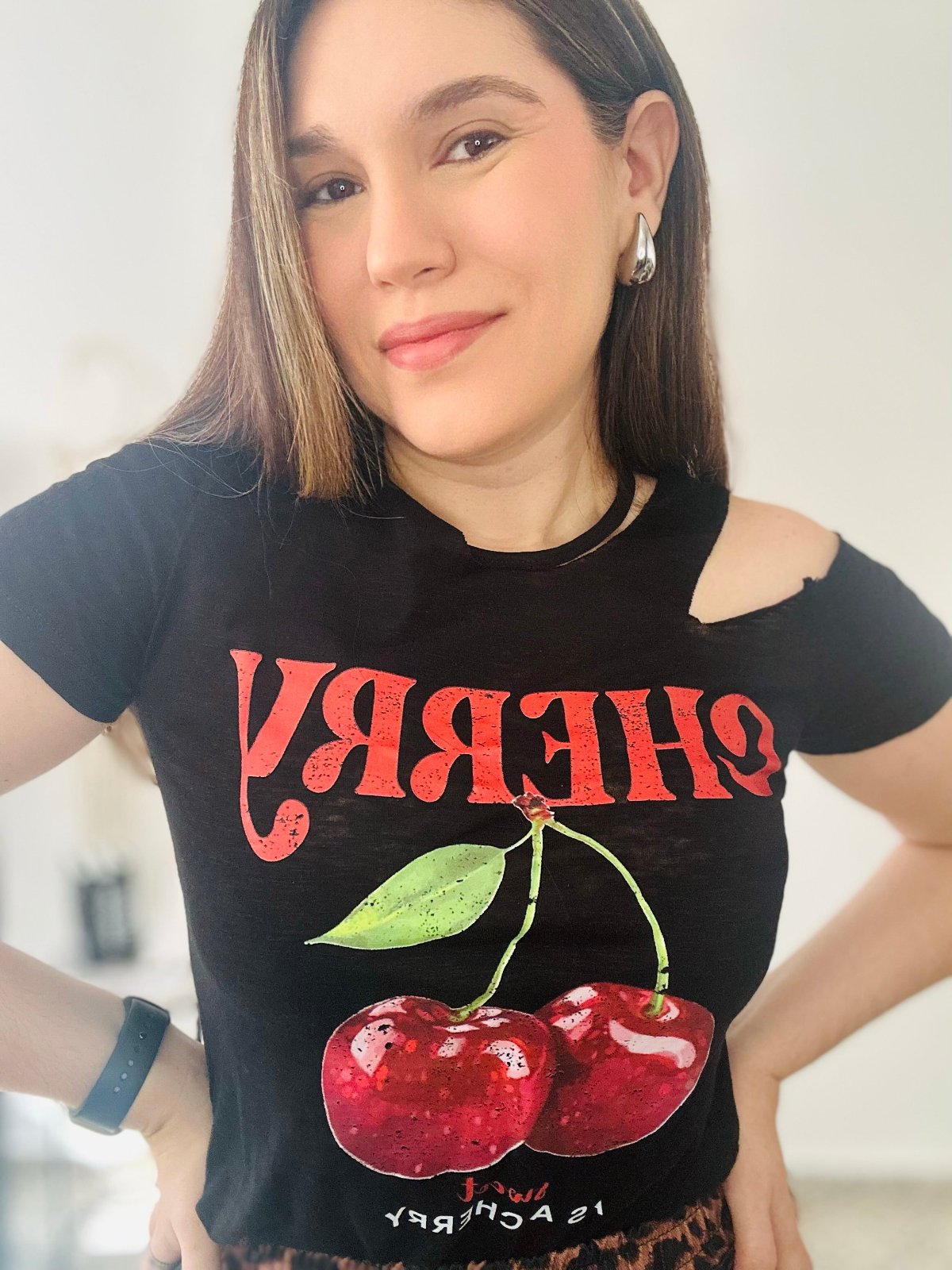 cherry tshirt