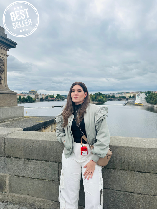 Ruffled Olive Bomber Jacket